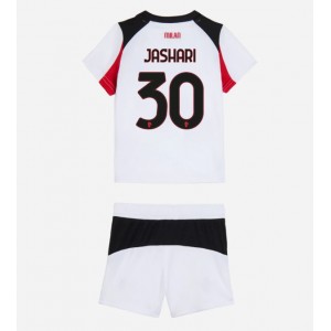 Fotbalové Dres AC Milan Ardon Jashari #30 Dětské Venkovní Oblečení 2025-26 Krátký Rukáv (+ trenýrky)